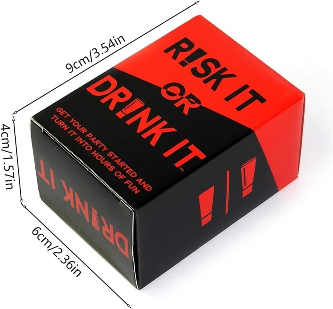 Drinking Games, Games for Adults | Risk It or Drink It | Fun Drinking Card Game Dares, Decisions, and Drinks Interactive Challenges Great for Games Nights, Parties, Hen & Stag Nights, Students & More image number 5