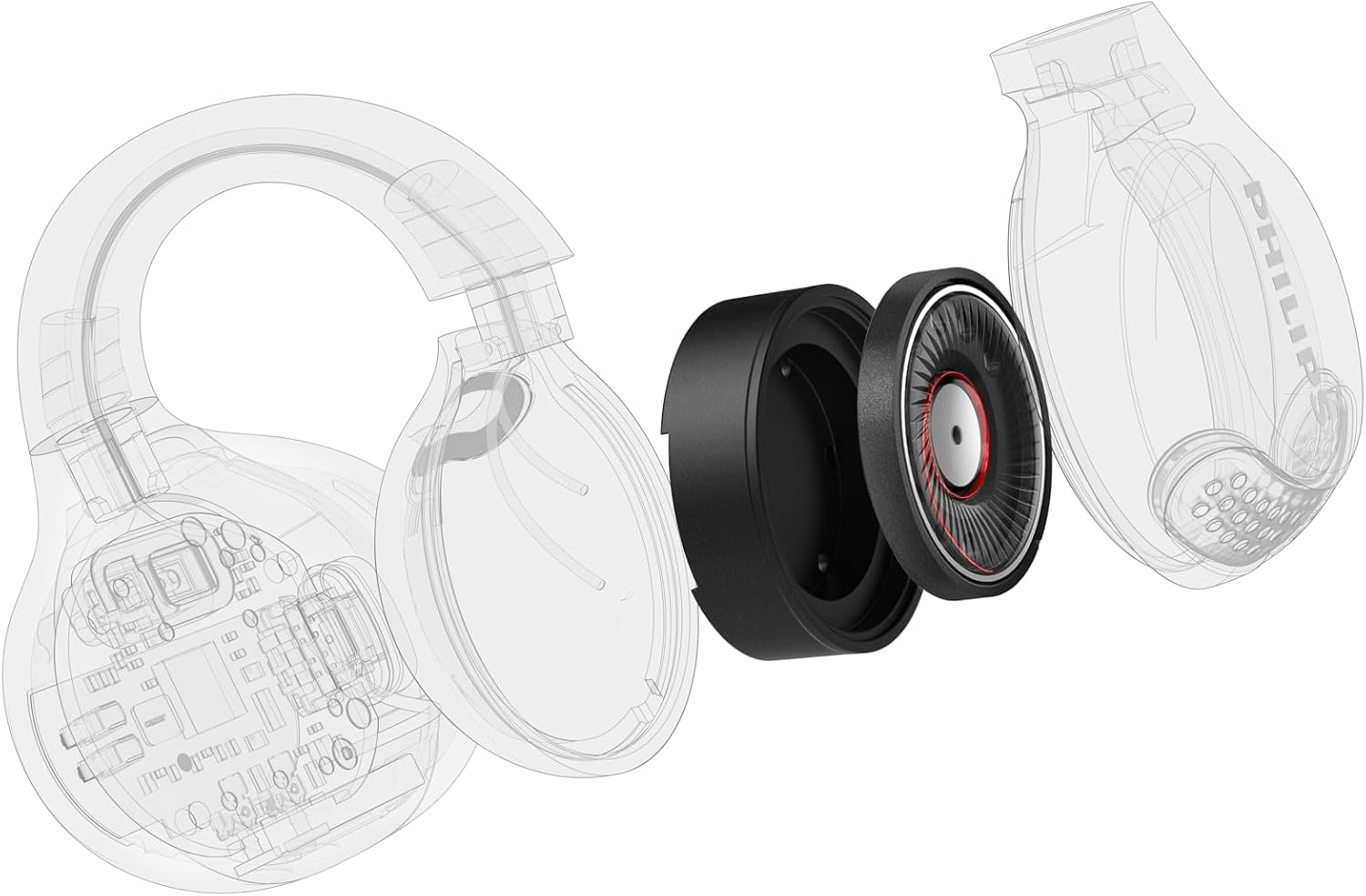 Philips Q2000 Clip on True Wireless Earbuds, Open Ear Bluetooth 5.4 Headphones, up to 28H Playtime, Clear Calls, Multipoint Connection, IPX4 Sweat-Resistant, Lightweight Comfort, Black image number 6