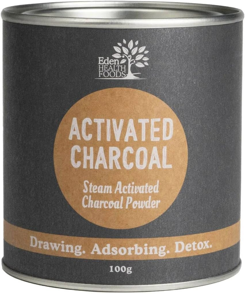 Eden Healthfoods Steam Activated Charcoal 300 G, 0.41 Grams image number 1