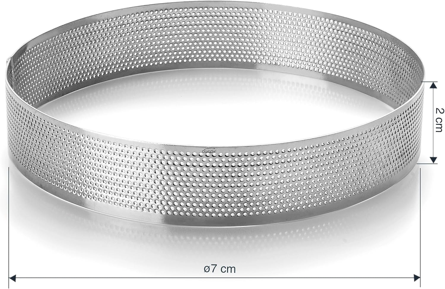 Lacor 68537 Perforated Cake Mould, 7 X 2 Cm, Silver image number 4