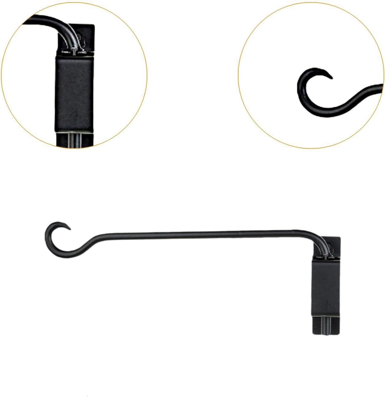 Yajuyi Rotating Plant Hanger for Indoor and Outdoor with Metal Hook Frame image number 4