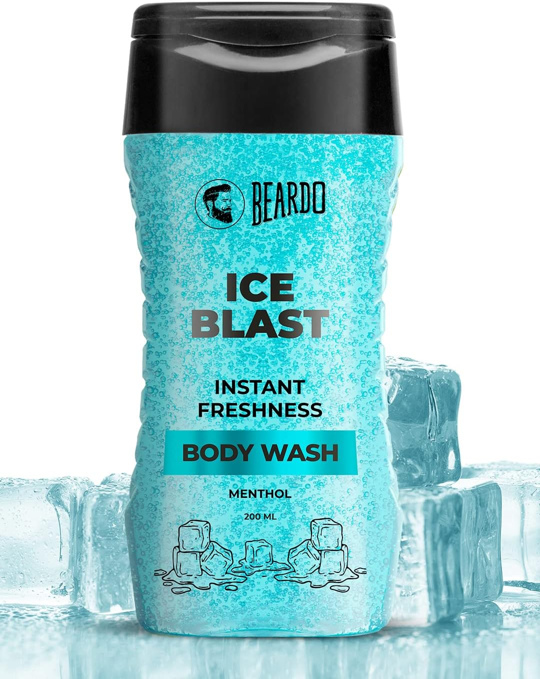 Beardo Ice Blast Body Wash for Men 200Ml | Menthol Cooling Bodywash for Men image number 6