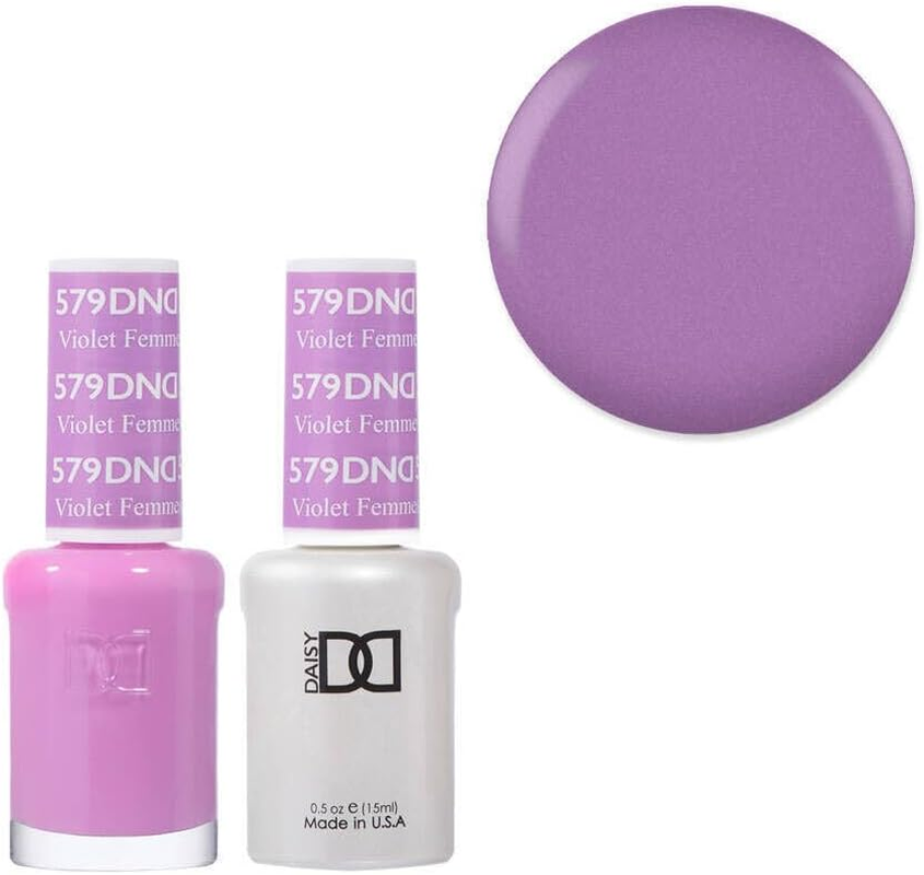 DND 579 Violet Femmes - Daisy Collection Gel & Lacquer Duo 15Ml