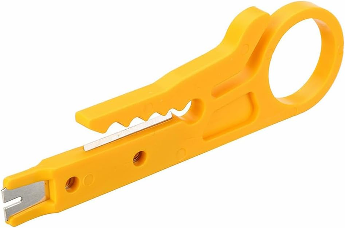 10X Plastic Strip Data Cable Wire Punch down Cutter Stripper Manual Pliers Tool image number 5