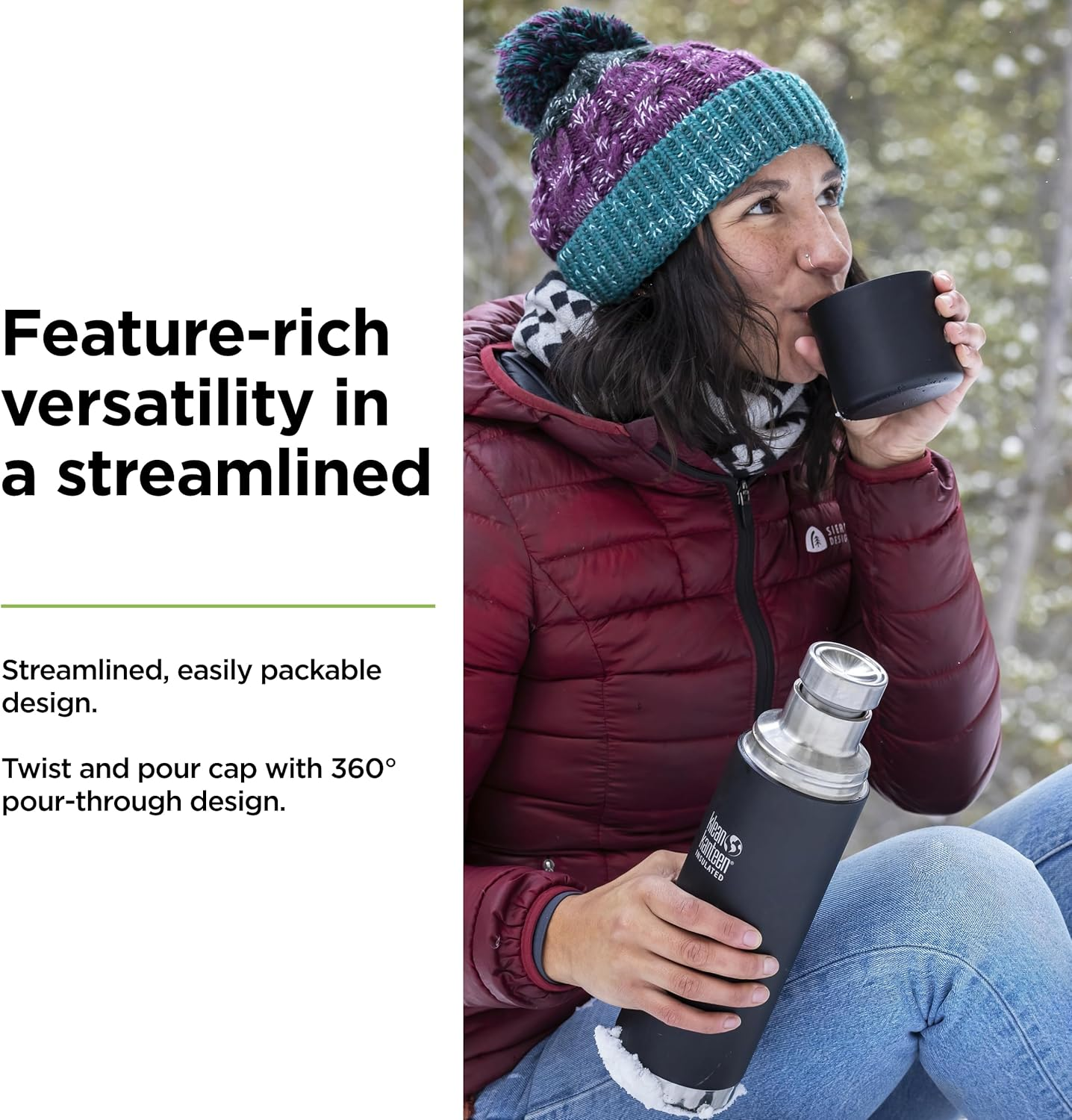 32Oz (1000Ml) Tkpro Insulated Thermos Black image number 6