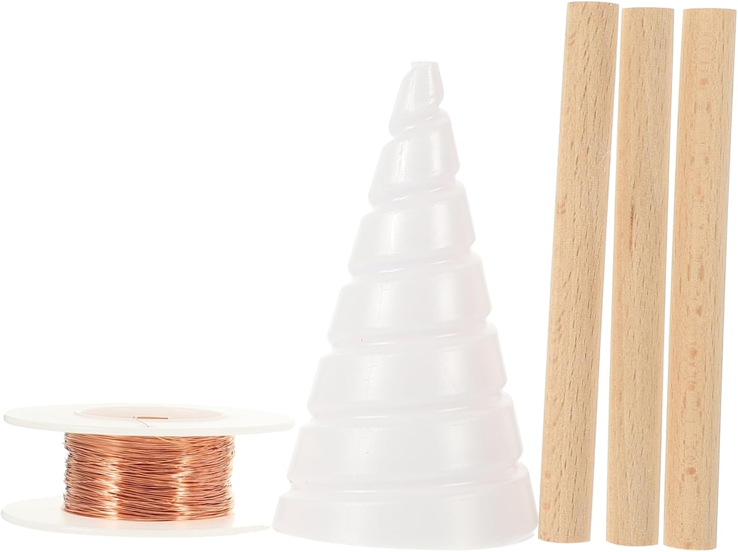 JEWEDECO Gardening Wire Kit Coiling Tool Rods for Electroculture Bonsai Succulents High Conductivity for Plant Growth image number 1