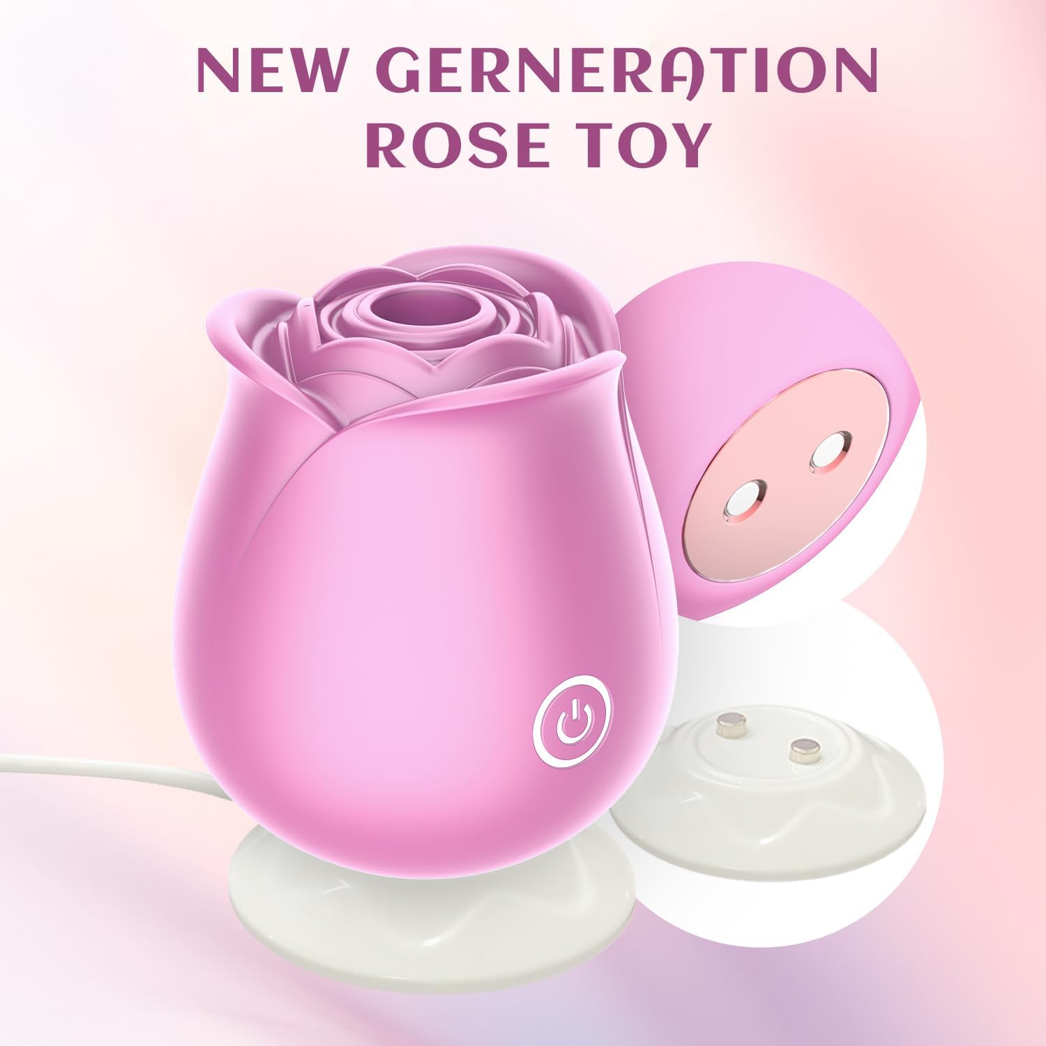 Rose Red Toy for Women, Silicone Washable Women'S Toys image number 1