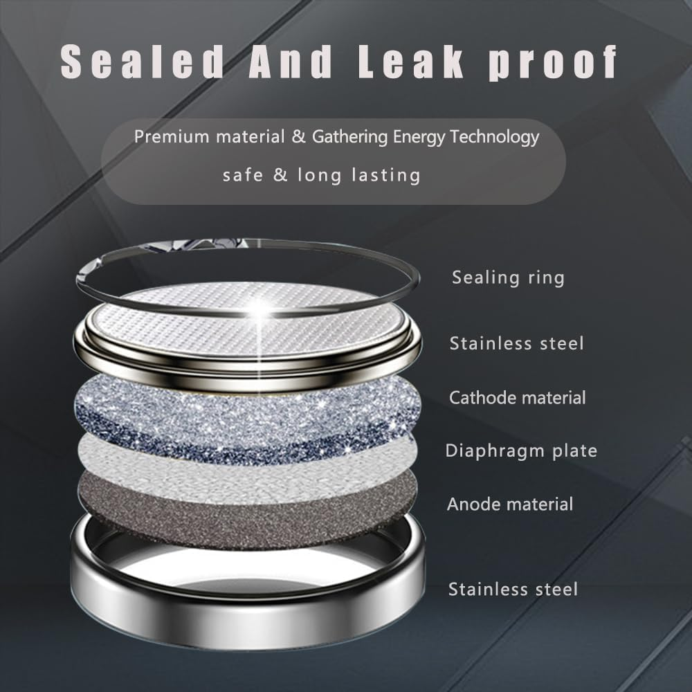 10 Pack High Capacity LR41 Batteries, AG3 L736 392 384 192 Battery 1.5V round Cell Button Coin Alkaline Batteries image number 1