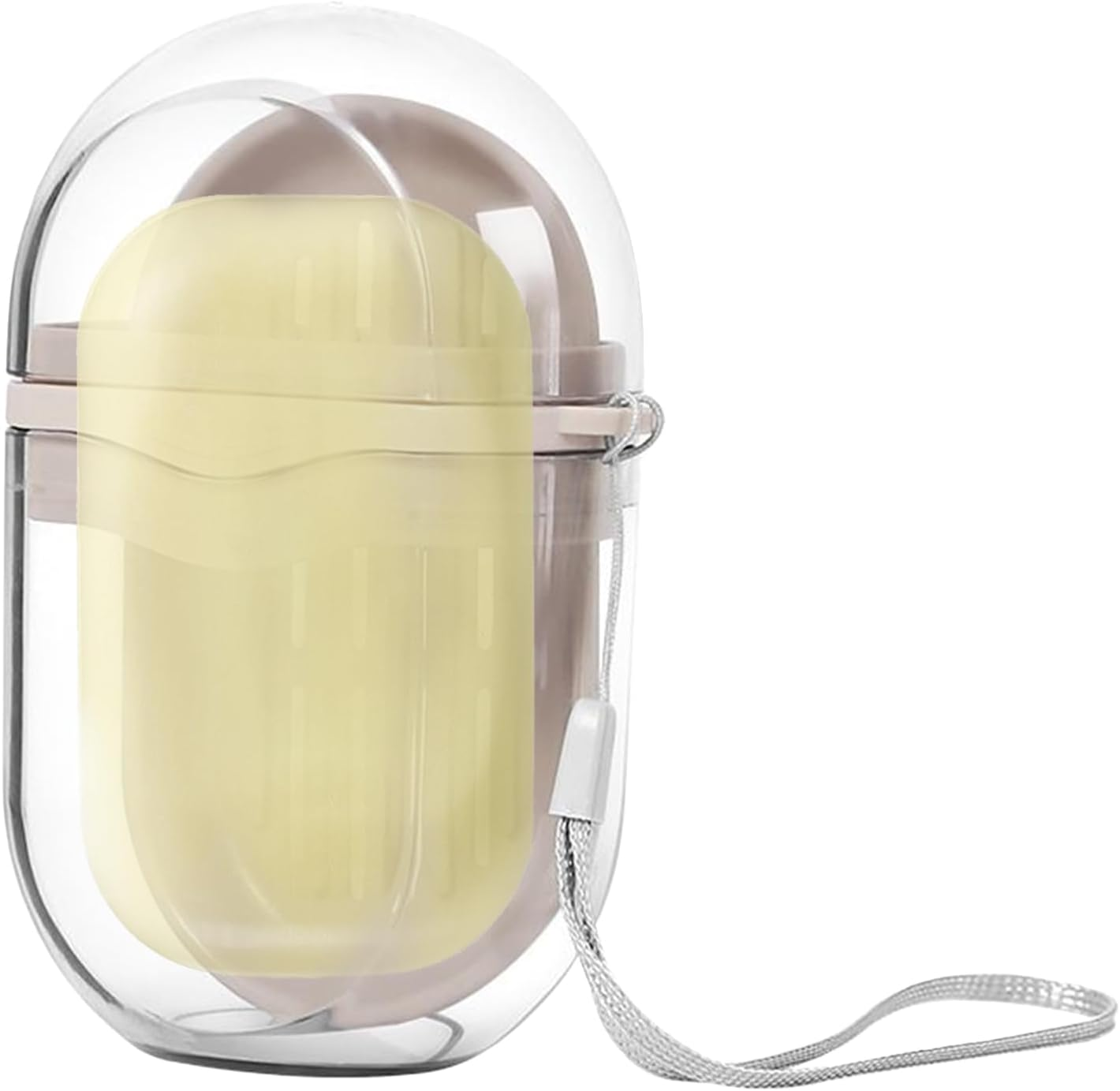 Qkbuza Soap Bar Travel Case, Leakproof Drainage Travel Bar Soap Holder, Transparent Bathroom Holders and Dispensers for Camping Gym Shower Bath Traveling Carry Solid image number 2