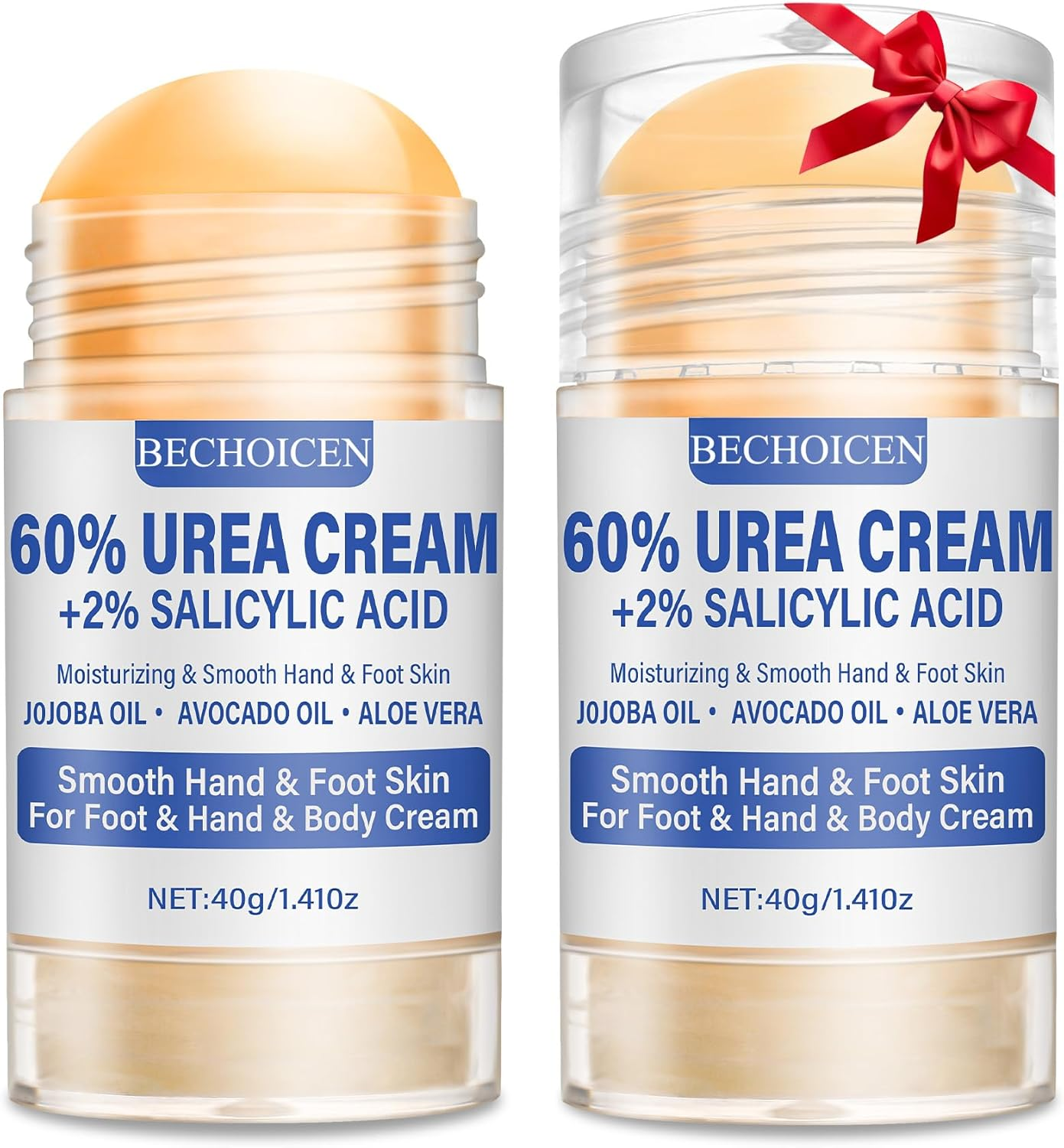 Urea Cream 60 Percent for Feet with 2% Salicylic Acid - Heel Balm,Foot Cream for Dry Cracked Feet,Cracked Heel Repair,Exfoliate Foot Skin,40G,1Pcs image number 6