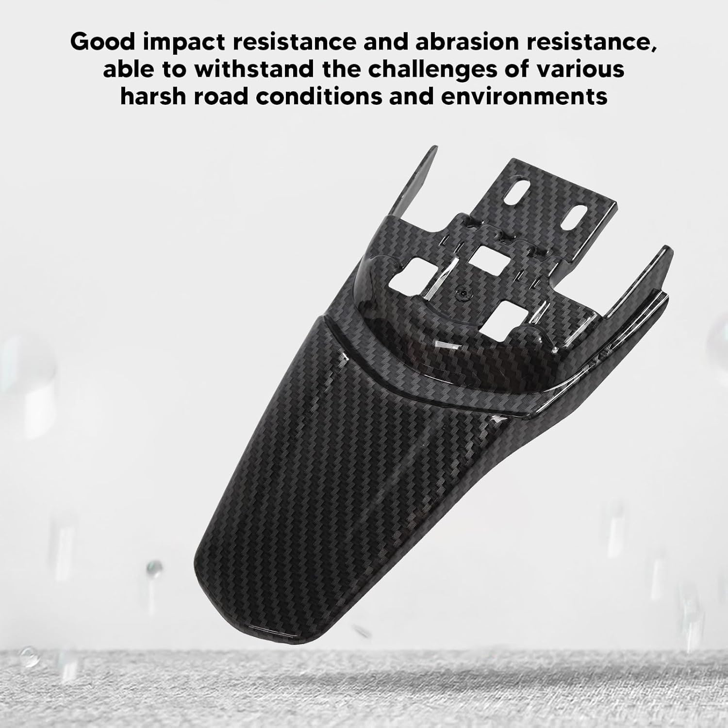 Rear Fender, Motorcycle Rear Mudguard Protective Carbon Fiber Pattern Sturdy Rear Mudguard Protector Replacement for Surron Light Bee X S image number 4