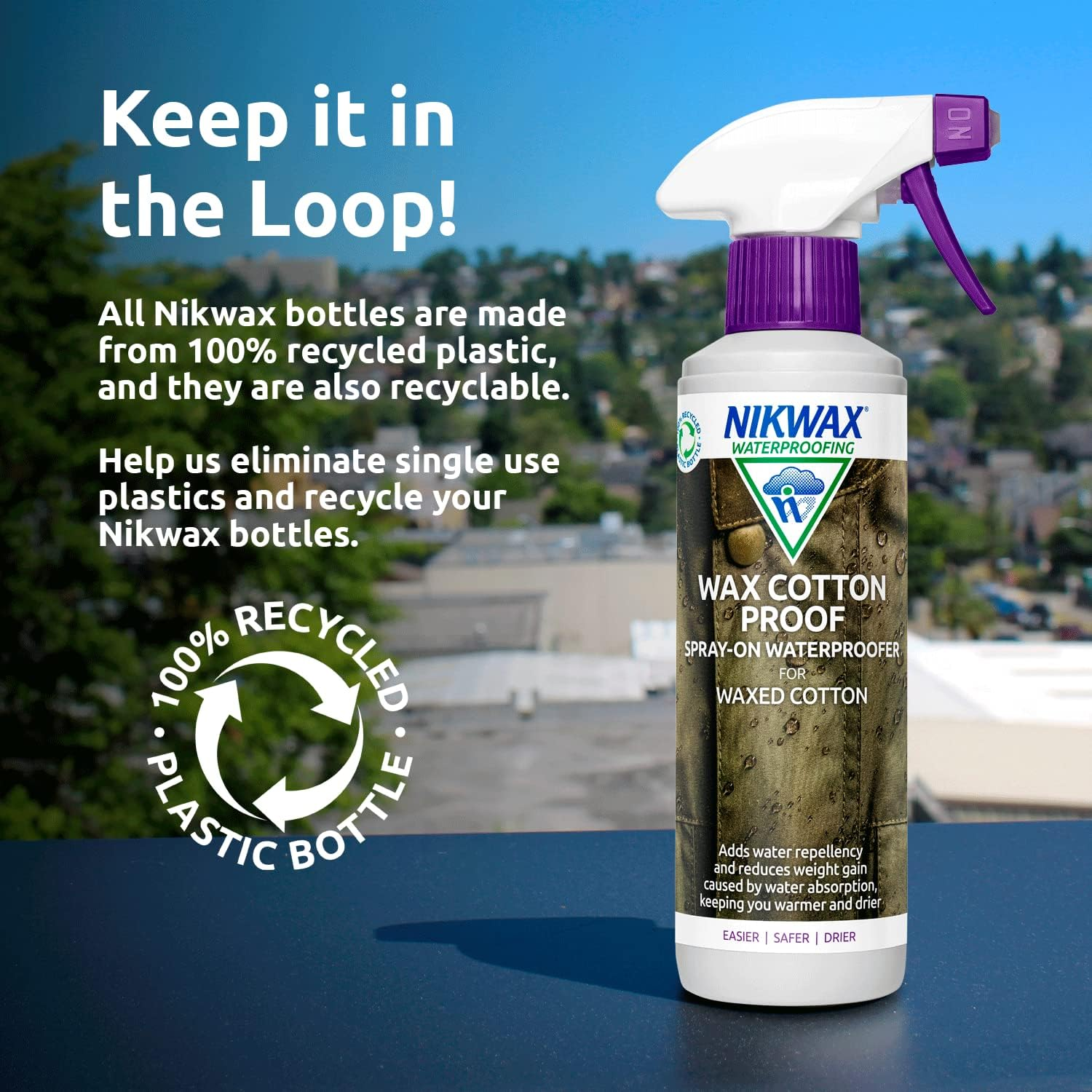 Nikwax Wax Cotton Proof Spray-On Waterproofer image number 3