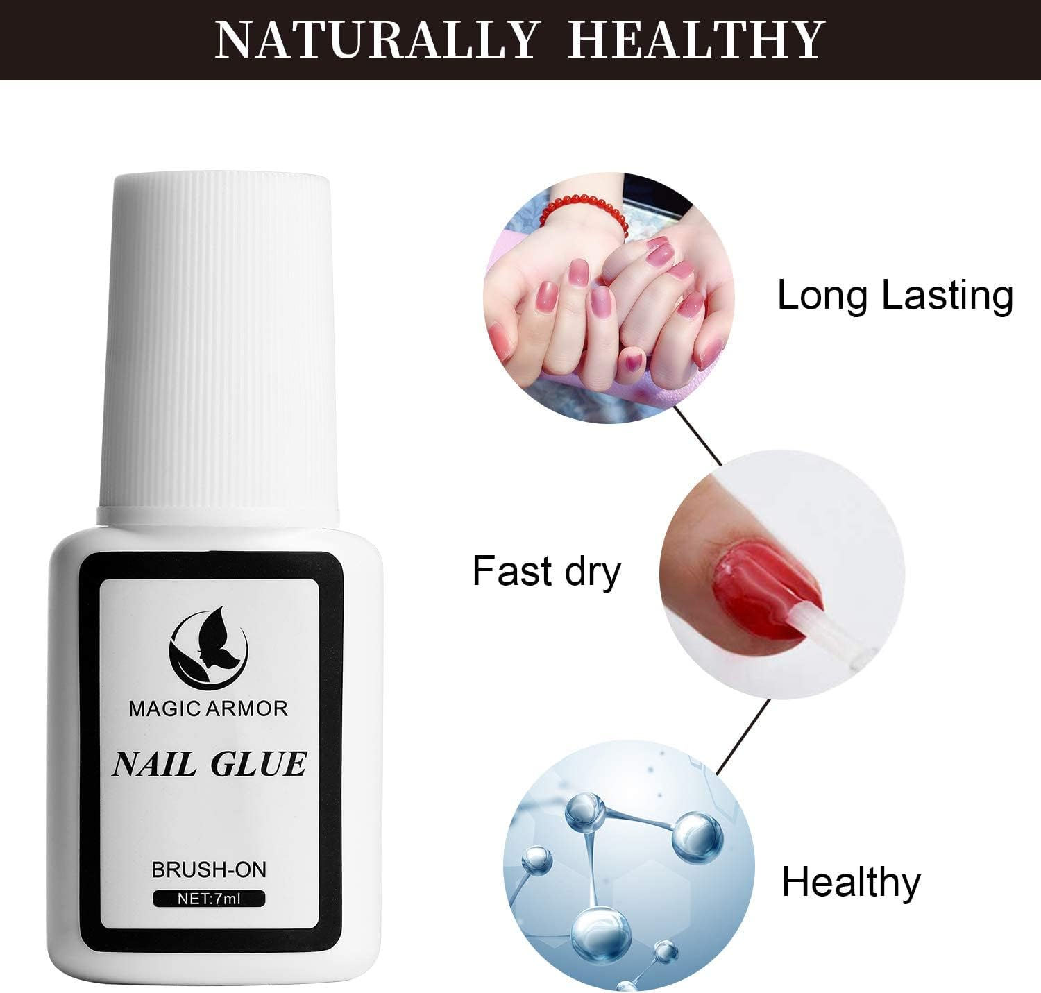 Hotolove 336Pcs Press on Nails Medium Length False Nail Tips-14 Colors Full Cover Artificial Ballerina Coffin Smooth Glossy Surface Press on Nails Kit with 7G Nail Glue and Nail File 14 Sizes Fake Nails for Women and Girls Nail DIY Manicure image number 2