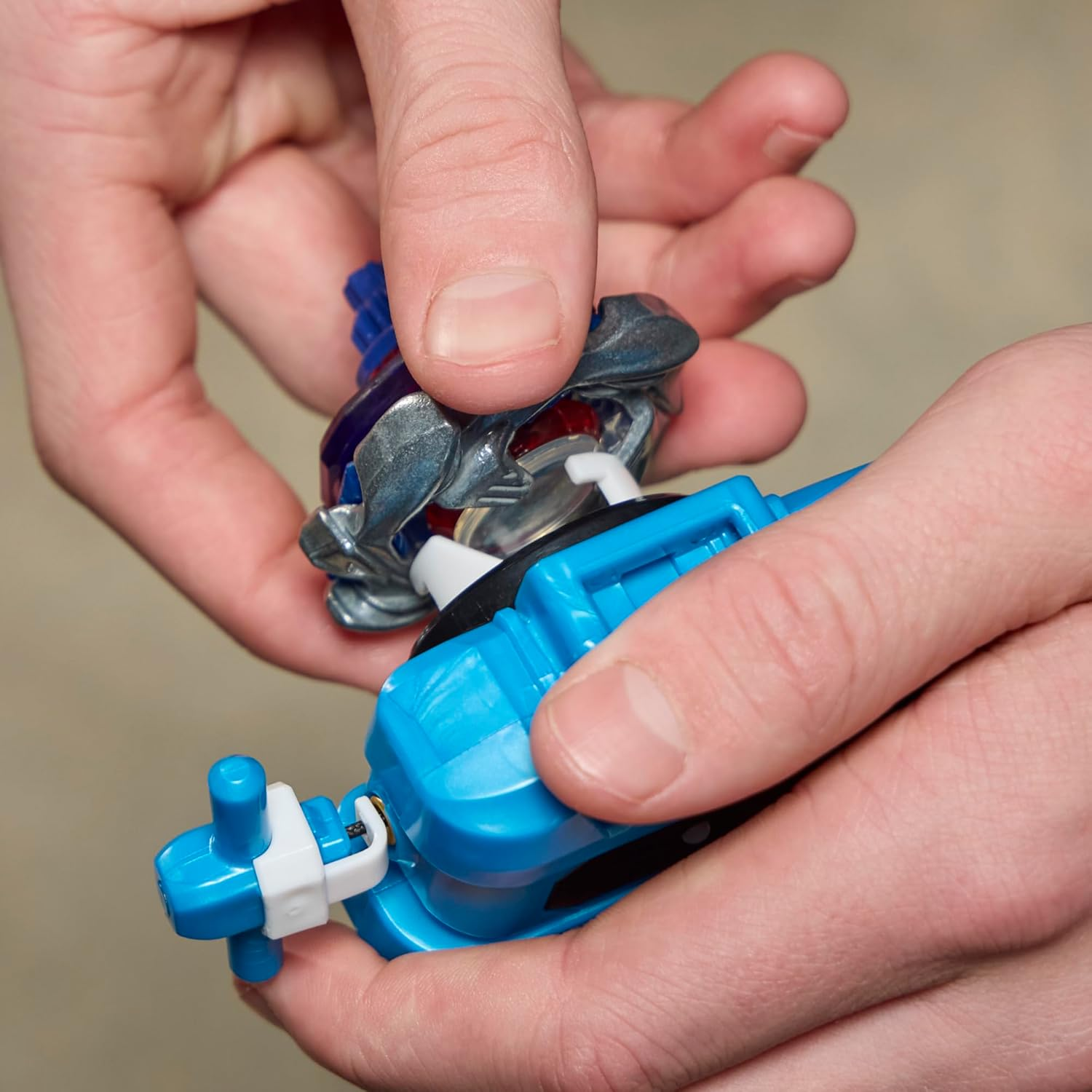 Beyblade X Cobalt Dragoon 2-60C Deluxe Left-Spin String Launcher Set with Attack Type Top Left-Spinning Top Toy image number 5