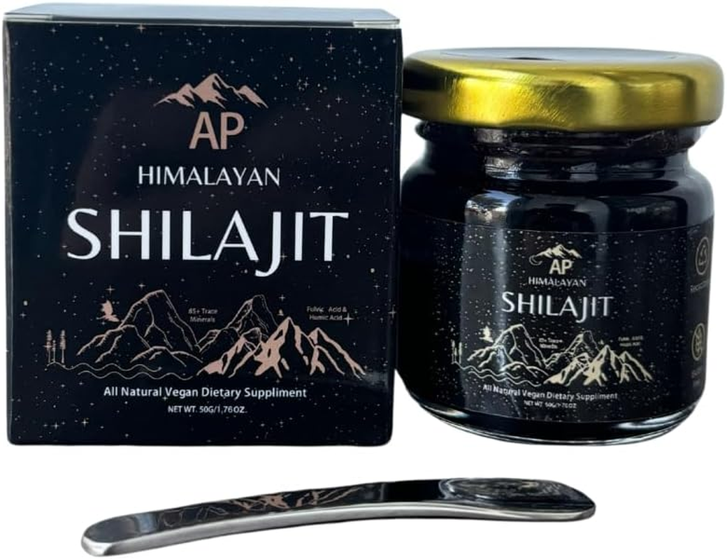 FIME. Pure Himalayan Shilajit Resin - Shilajit for Health & Vitality - 100% Pure Shilajit from the Himalayas - Rich in Minerals & Fulvic Acid - Ideal for Energy, Immune Support (30G) (30 Gram) image number 1