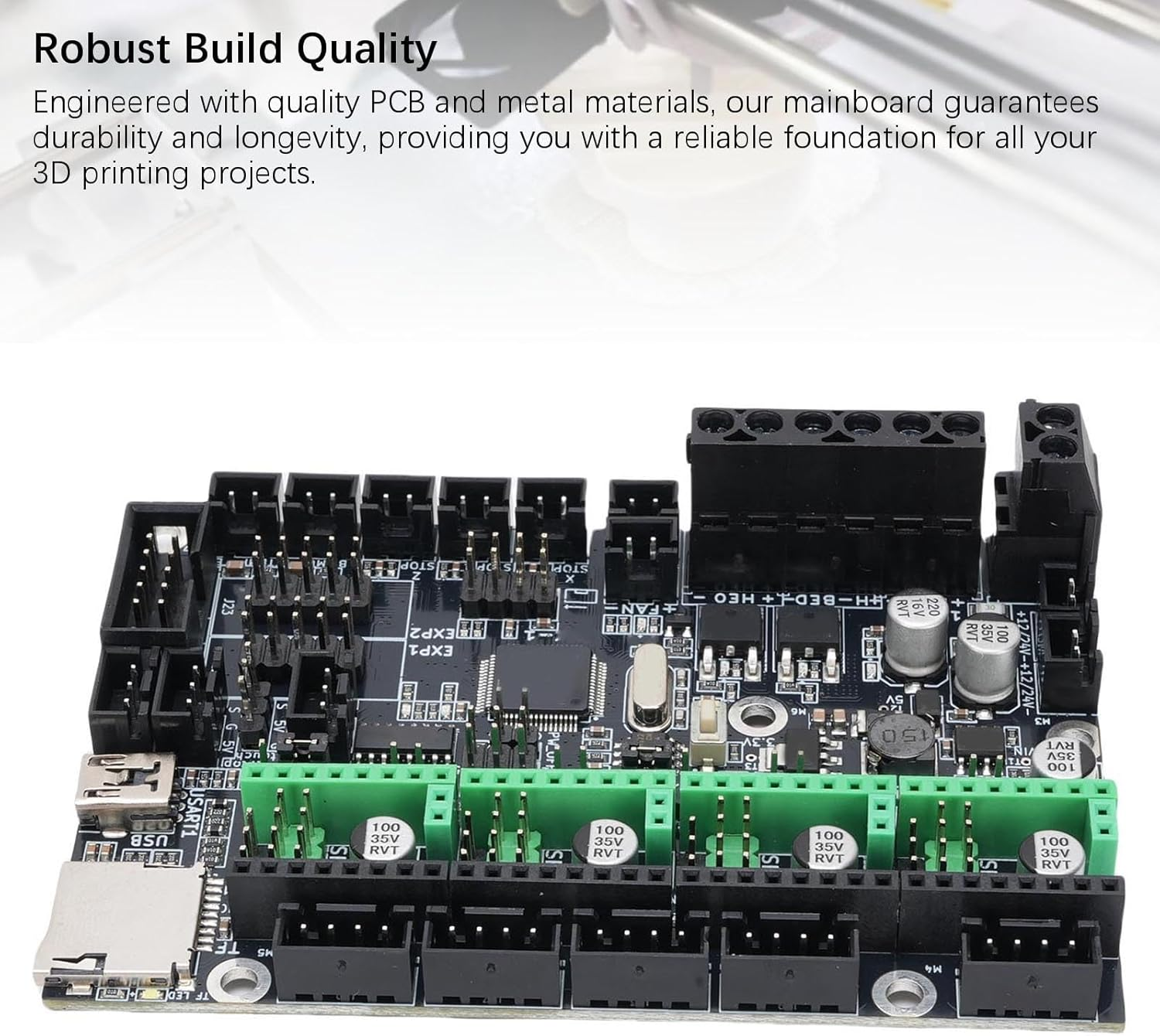 MKS ROBIN E3 3D Printer Motherboard for CR10 for ENDER3 Series Control Board for Ender 3 Ender 3 Pro Ender 3 V2 3D Printer Mainboard image number 6