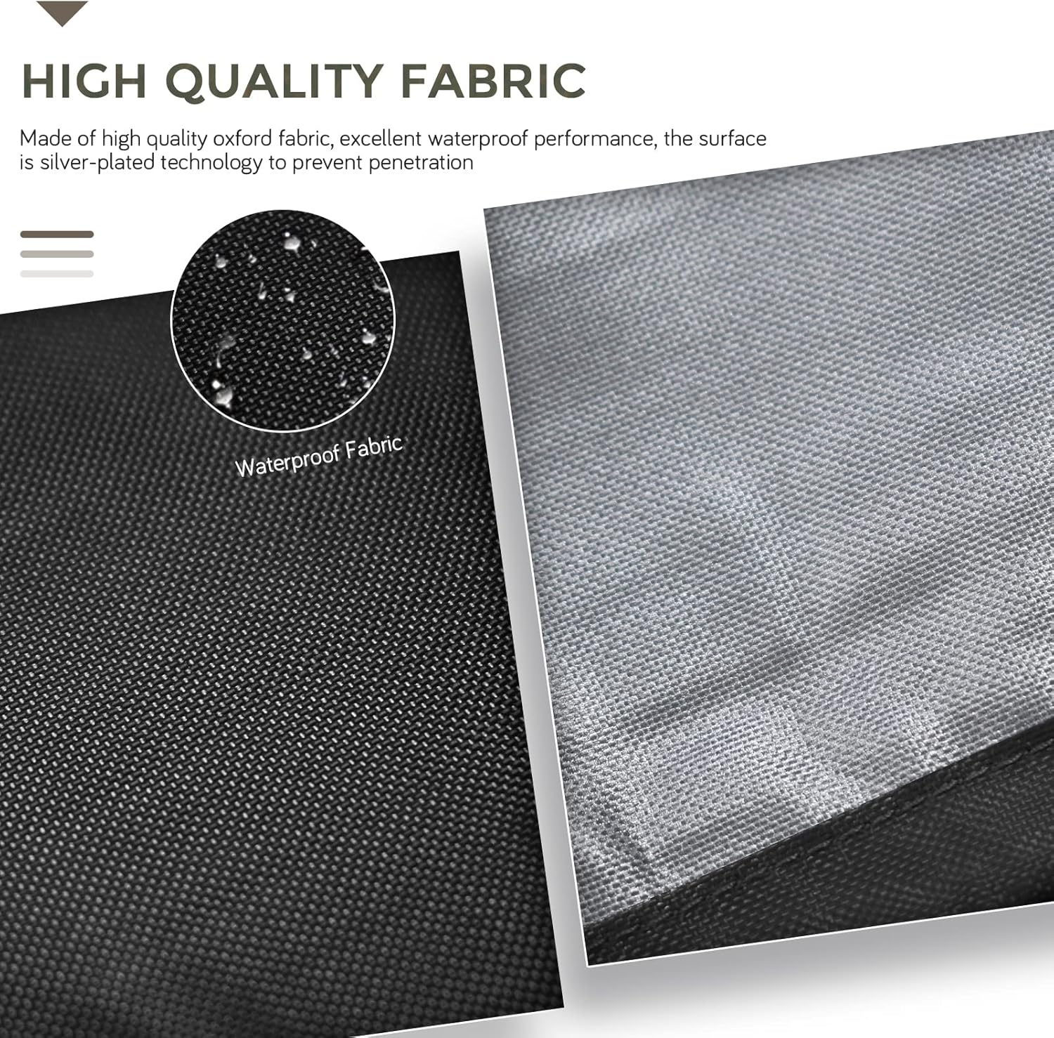 Aurragiy Square Hot Tub Cover Garden Hot Tub Spa Cover Replacement Waterproof UV Protected Rectangular Spa Cover Outdoor Spa Covers(87''Lx87''Wx12''H, Black) image number 5