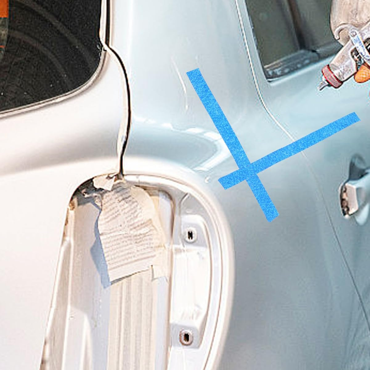 GANAZONO 4Rolls Edge Tape Strong Adhesive Thin Masking Tape Automotive Paint Supplies Diy Projects image number 5