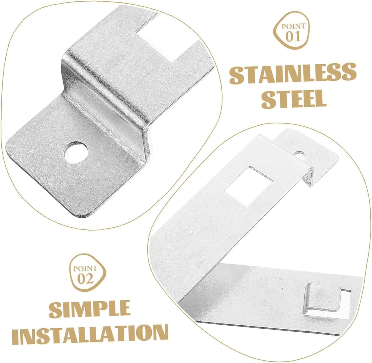 1Set Heavy Duty Outdoor Bird Nest Holder Bracket, Easy Install Hanging Mount Support Stand for Birdhouse & Nesting Box, Garden Yard Patio Wildlife Bird Watching image number 5