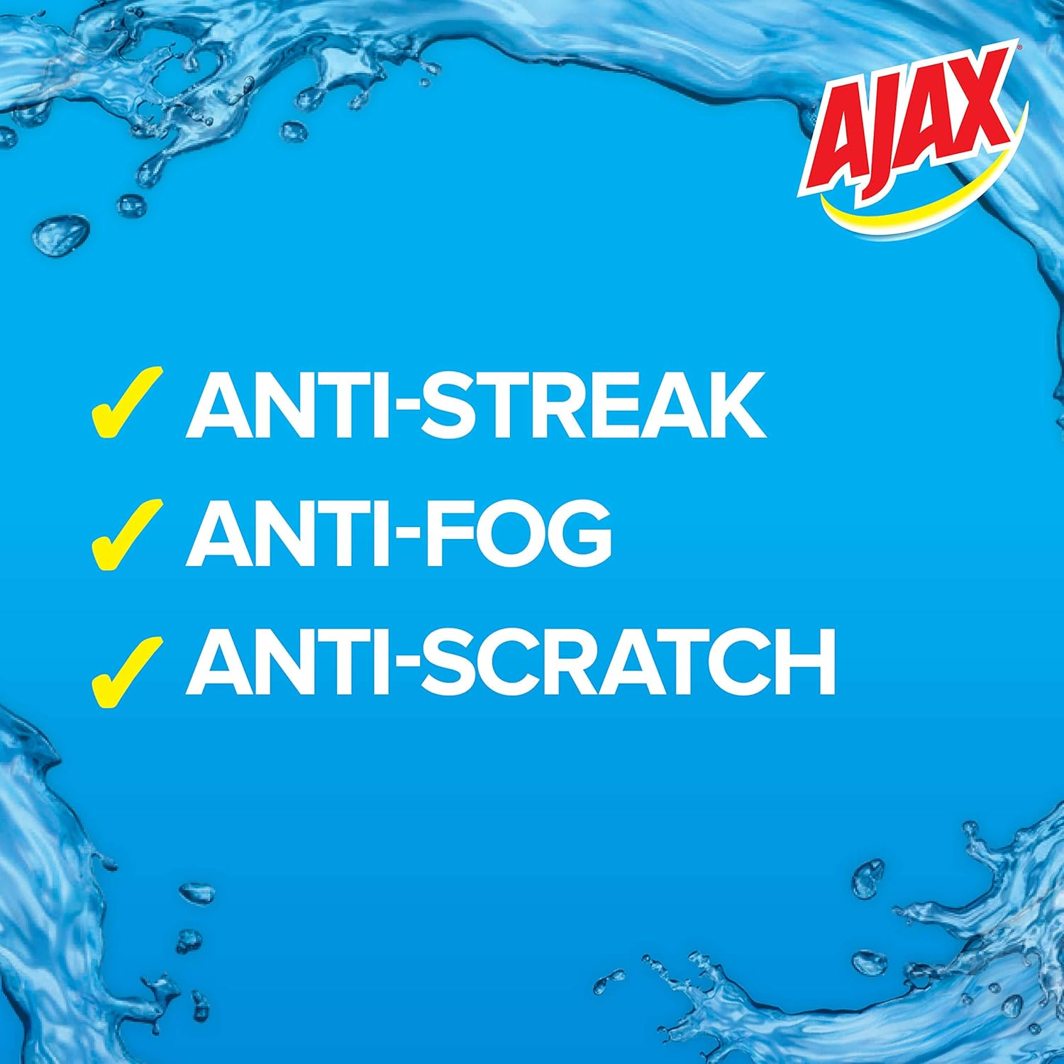 Ajax Spray N Wipe Glass Cleaners 500 Ml (Pack of 2) image number 2