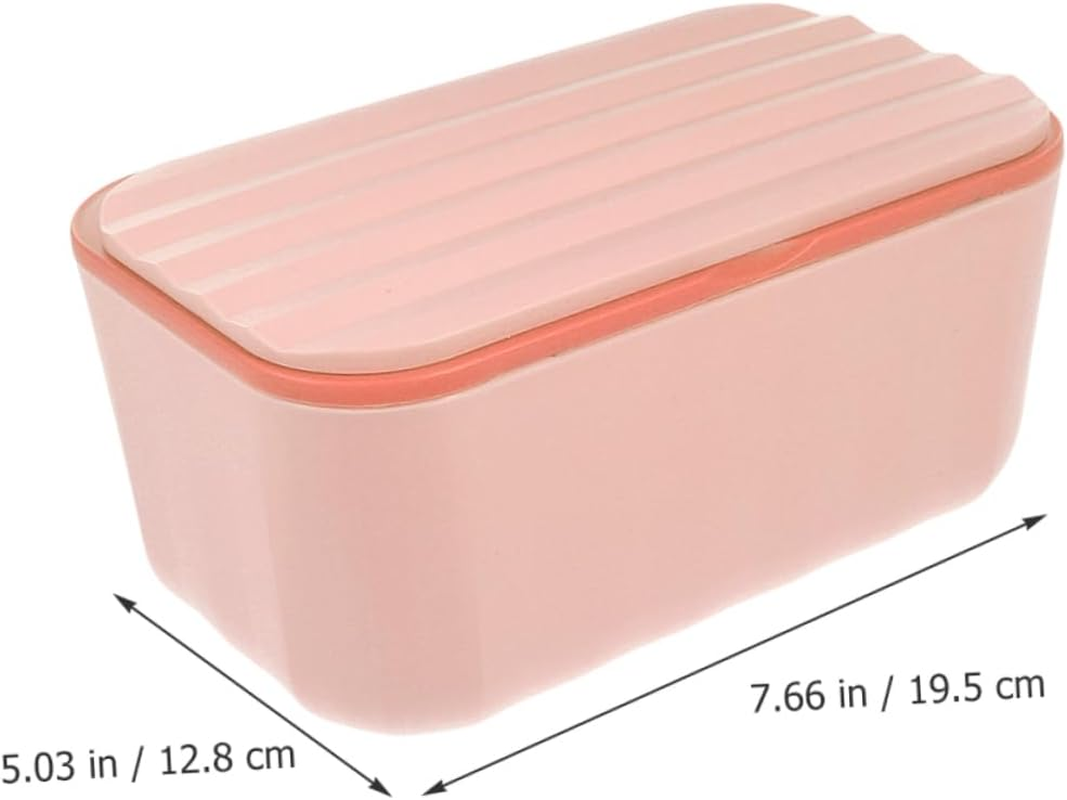 Yardenfun 2Pcs Refillable Wipe Dispenser Tissue Box Holder for Bathroom Portable Desktop Wipe Holder Case Reusable Dispenser for Diaper Bag image number 3