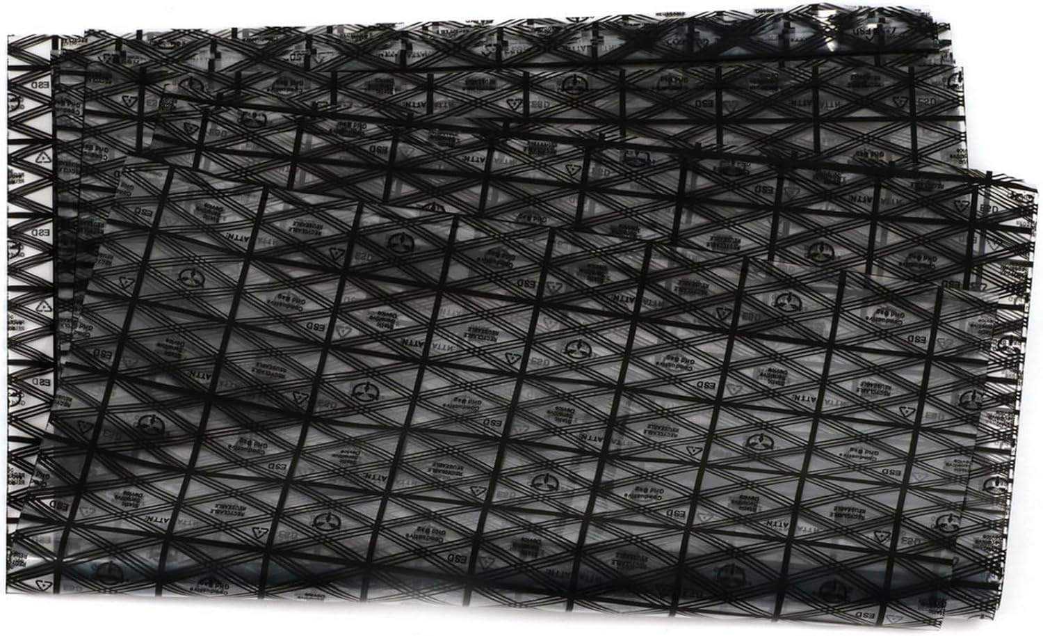 20PCS Large Anti-Static Bags,30Cm X 40Cm Double Layer Bag with Warning Labels for Open Top Storage for SSD, Motherboard, and PC Components