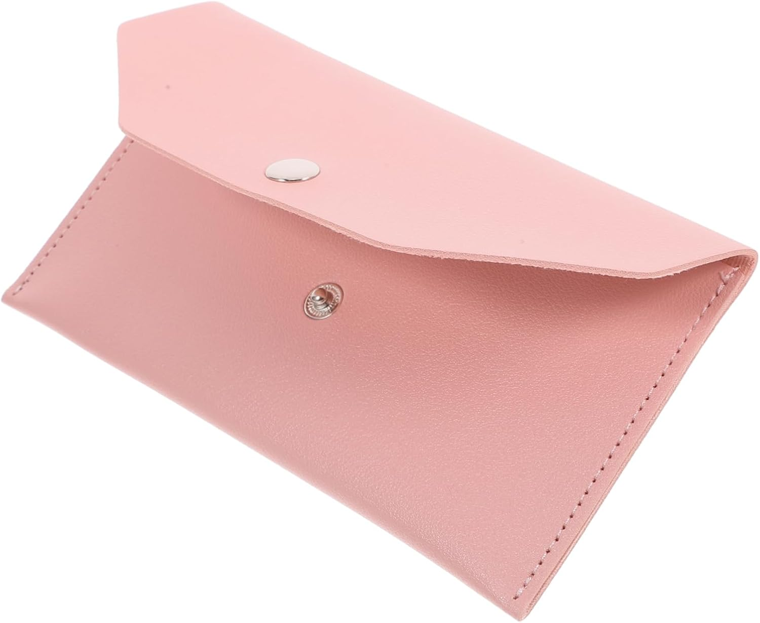 JEWEDECO Men Passport Holder Envelope Card Case Travel Organizer Passport Storage Pouch Document Organizer image number 2