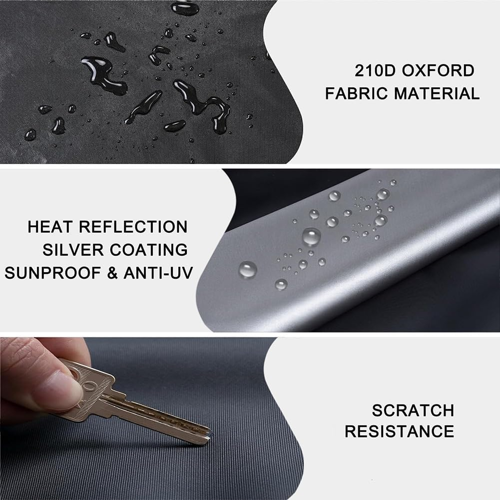 Car Cover Custom for Toyota Caldina,Full Car Cover Waterproof Breathable All Weather Snow Sun Uv,Outdoor Car Tarpaulin with Side Zipper and Four-Wheel Windproof Rope image number 2