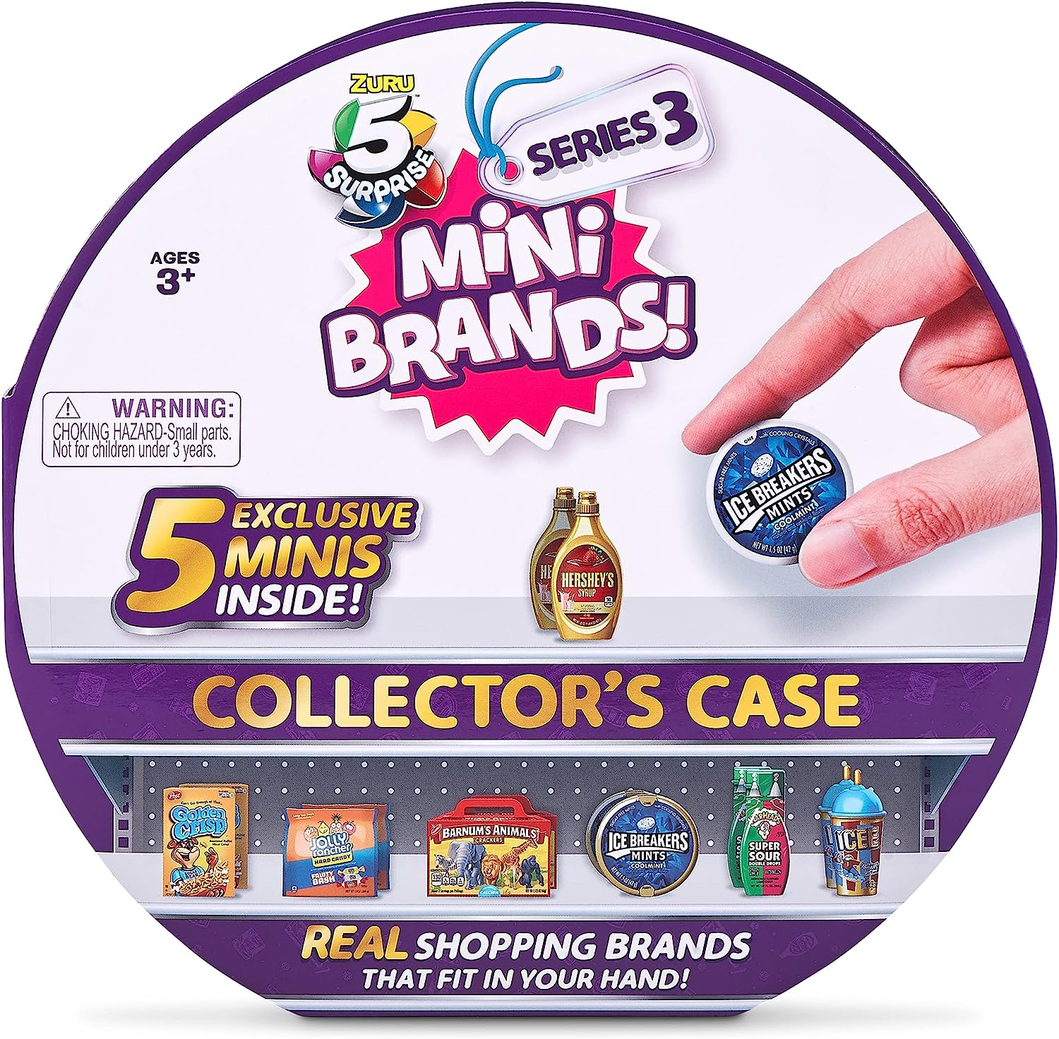 5 Surprise-Mini Brands-Series 3 Collectors Case(4Pcs Mini Product) by ZURU, Multi, 77115-S001 image number 4