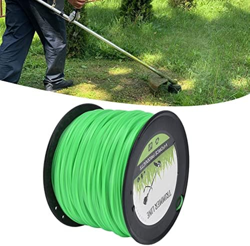 2.0Mm 372 Meters Trimmer Line, Lawn Mower String Cord, Green String Trimmer Line, the Length of Trimmer Line Reaches 372 Meters image number 2