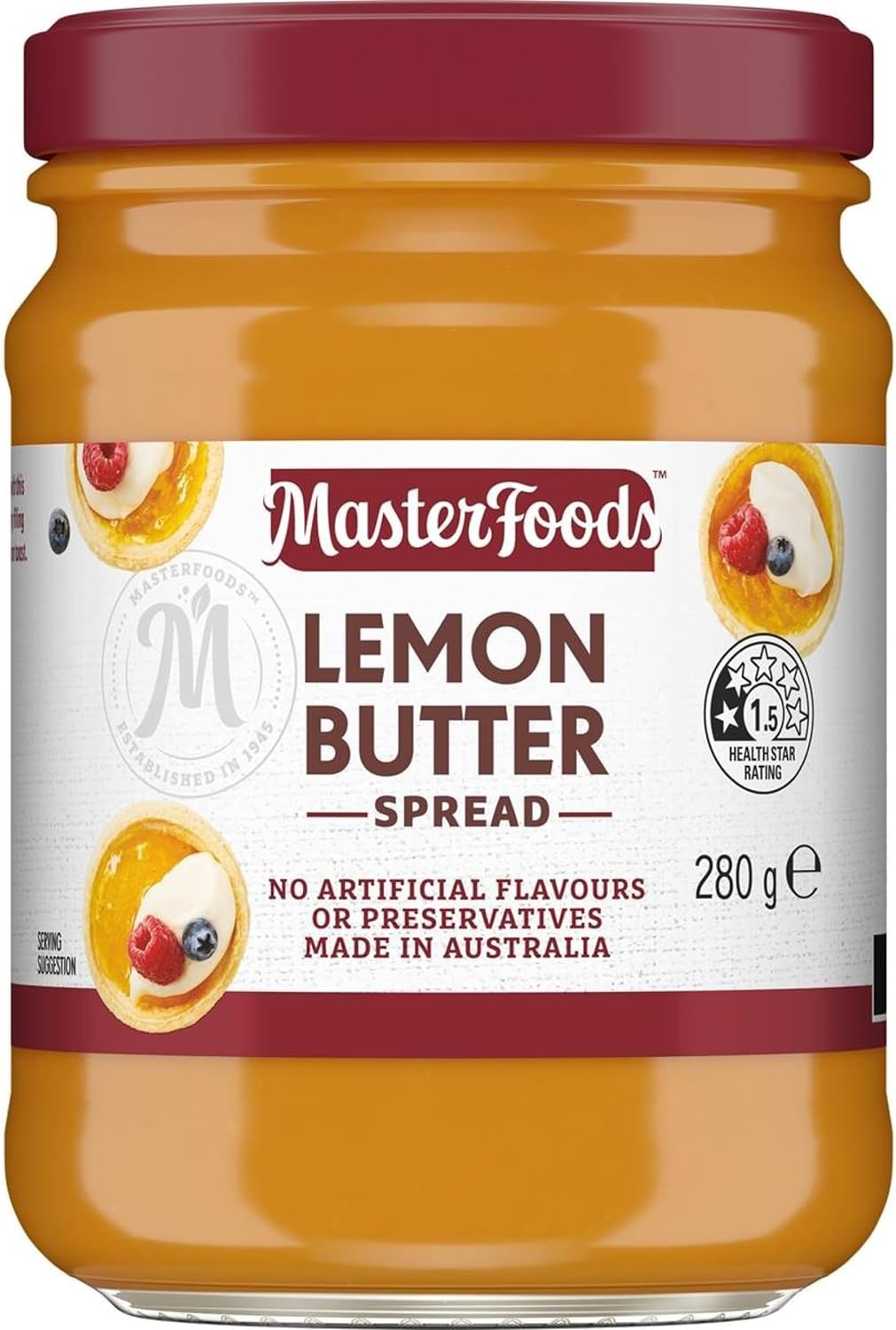 Masterfoods Lemon Butter Spread 280 G image number 1