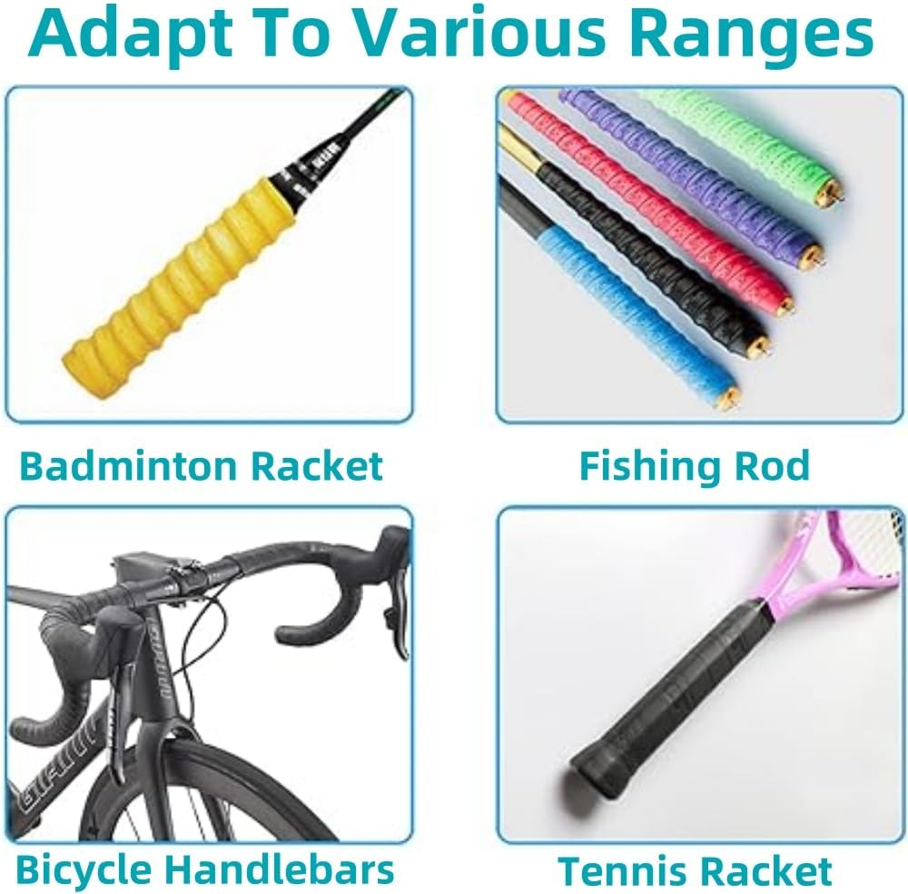 Fabselection 5 X Anti-Slip Tennis Badminton Squash Racquet over Grip Tape Overgrip Sweatband image number 1