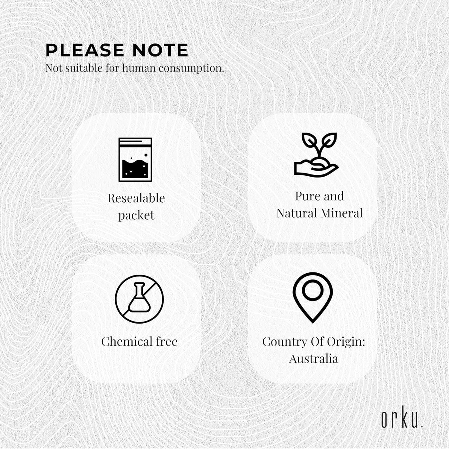 Orku 2Kg Fossil Shell Flour - Livestock Garden Pet Diatomaceous Earth image number 1