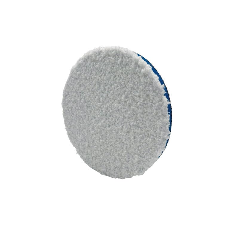 Cobra WRAP TOOLS Microfiber Pads - Professional Detailing Buffing Pads - Durable, High-Performance Results - Perfect for Cutting, Polishing & Finishing Automotive Surfaces | 6-Inch, White