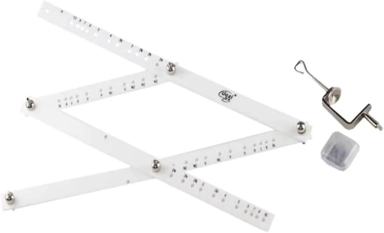 Veumoie Scale Excellent Folding Ruler Artist Pantograph Copy Rluers Draw Enlarger Reducer Tool for Office School Drawing image number 5