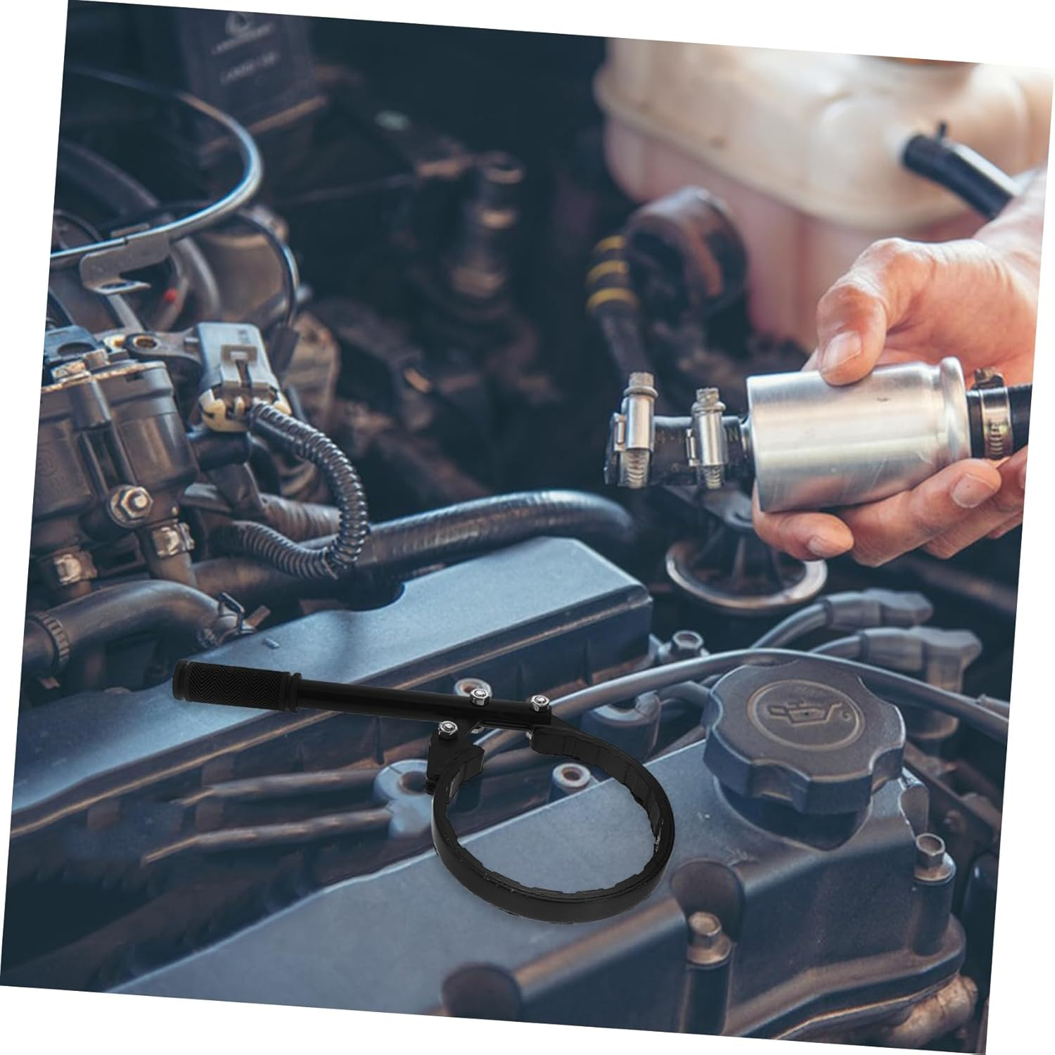 TINEASUR Air Dryer Wrench Tool Truck Equipment Removal Tool Dryer Filter Element Wrench image number 4