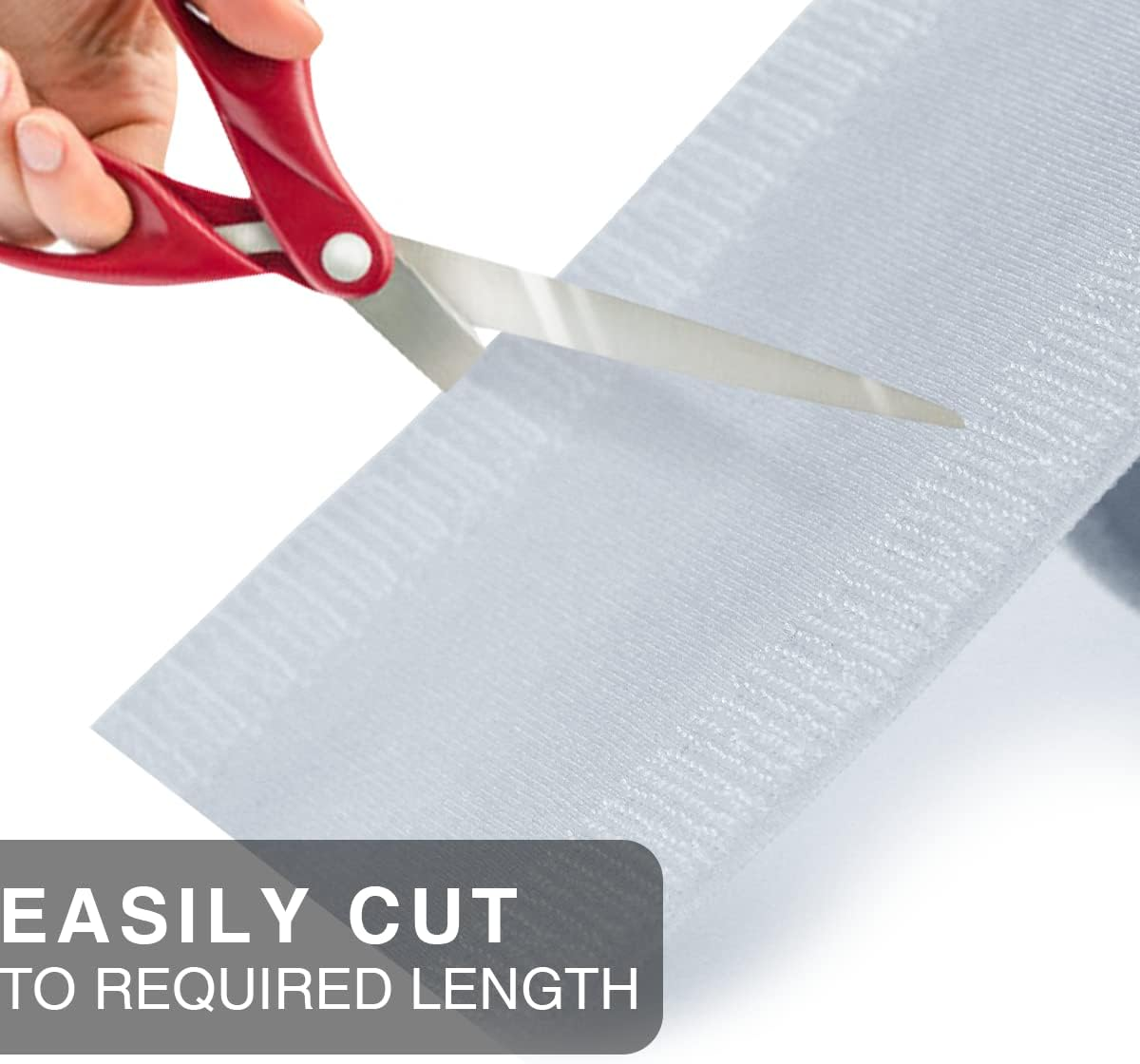 2 Pcs Gray Floor Cord Cover for Office Carpet Wire Cover under Desk Cable Grip Strip Management Hold Cords in Place for Power Cords Audio Cables Coaxial Cable Telephone Line (3.9&rdquo; Width X 10&rsquo;Length) image number 2