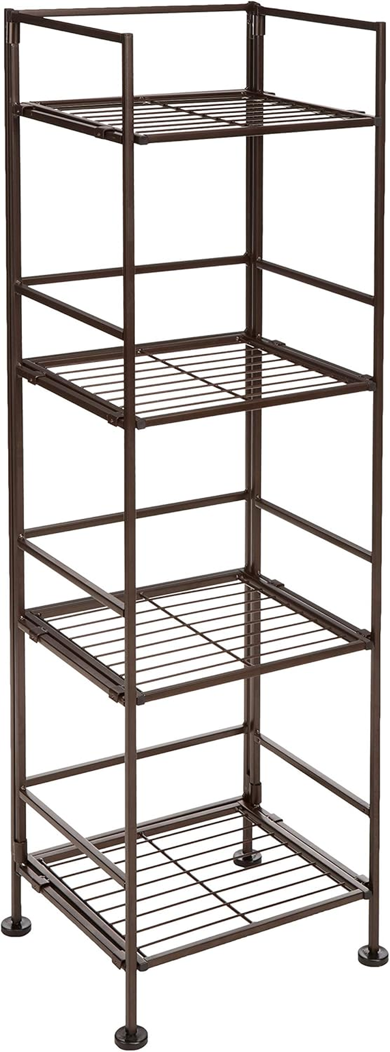 Amazonbasics 4-Tier Iron Tower Shelf image number 3