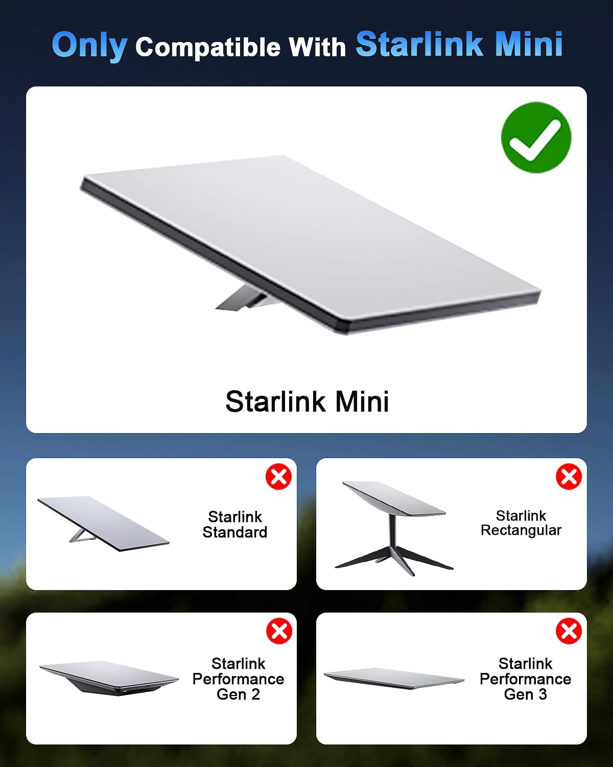 Magnetic Aluminum Alloy Mount for Starlink Mini image number 4