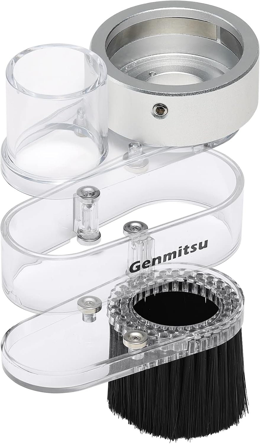 Genmitsu CNC ABS Dust Shoe for CNC Machines with a 52Mm Diameter Motor, Fits Most 300W-500W Spindle Motors, Hose Adapter Outer Diameter 38Mm (1.5&Prime;), Transparent image number 4