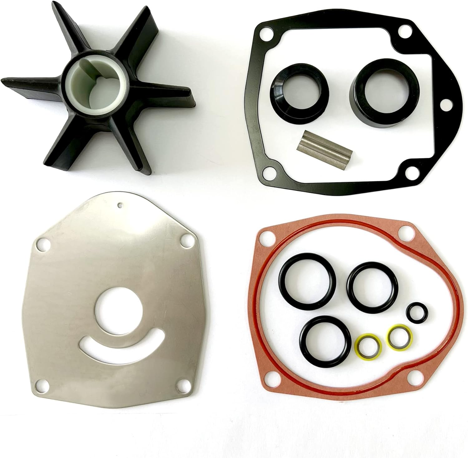 Gtion 47-8M0100526 Water Pump Repair Kit Compatible with Mercury or Mariner Outboards and Mercruiser Stern Drives 8M0100526 image number 4