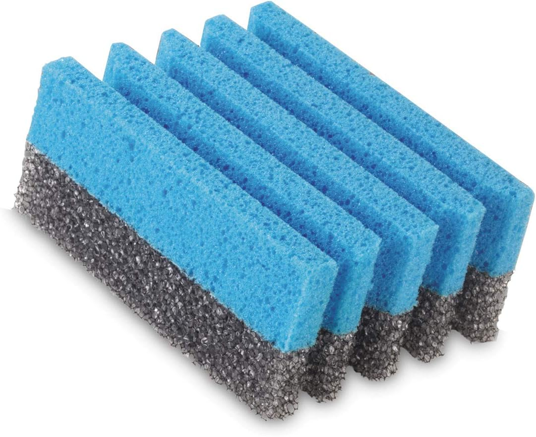 George Foreman 3 Pack Grill Cleaning Sponge, GFSP3AU, Durable & Unique Design, Safe on Non-Stick, Non-Scratch Friendly, Dual Cleaning Sides Made to Fit Grill, Blue image number 1