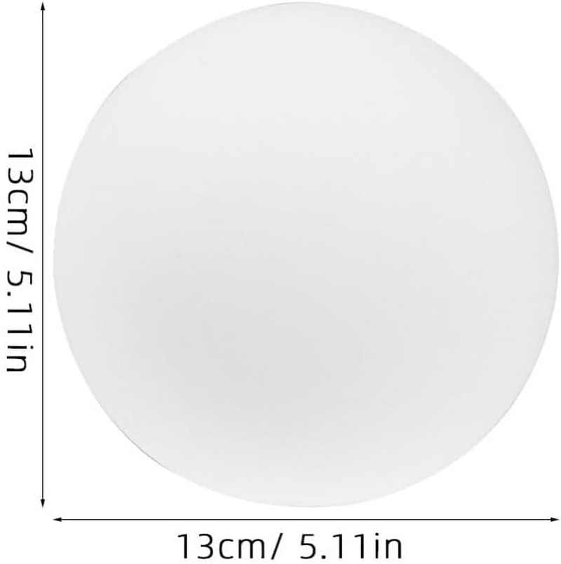 Alipis Frosted Glass Lampshade 5 Inch round Globe Ceiling Lamp Shade Replacement Textured Pendant Light Cover for Living Room Bedroom Decor image number 6