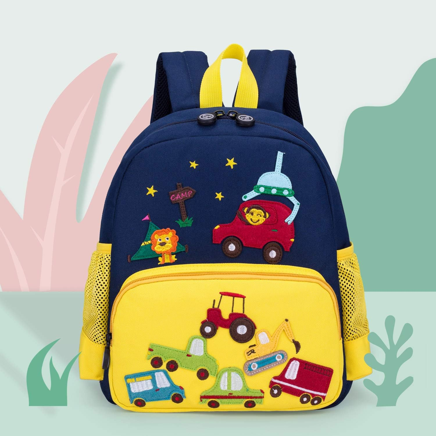 Willikiva Cute Zoo Little 3D Backpack Kids Backpack for Boys and Girls Toddler Backpack Waterproof Preschool - Beautiful Day image number 6