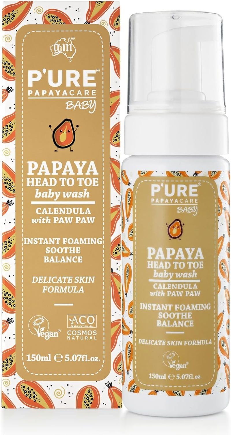 P'URE Papayacare Baby Head to Toe Wash 150 Ml image number 3