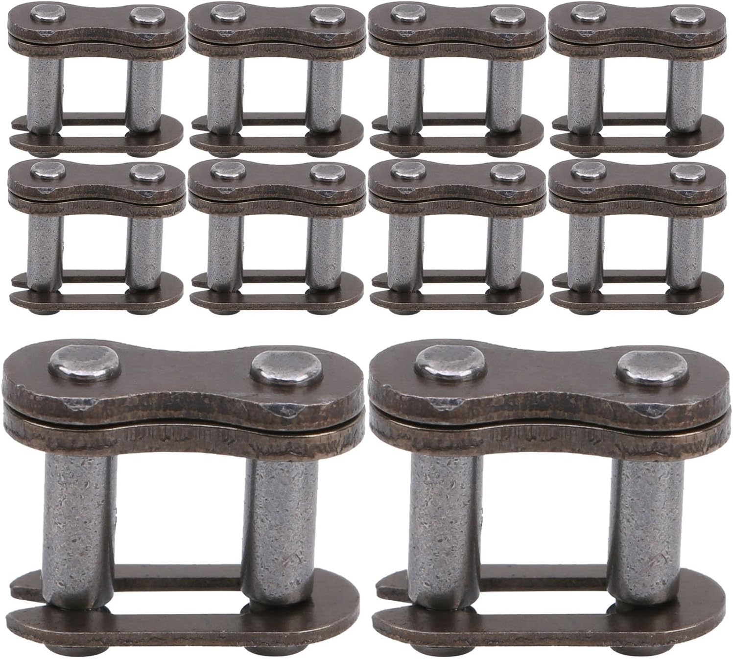 Omabeta 10PCS Cast Iron 25H Chain Link, Easy Installation for 25H Chain Link Applications, Direct Replacement for Old image number 2