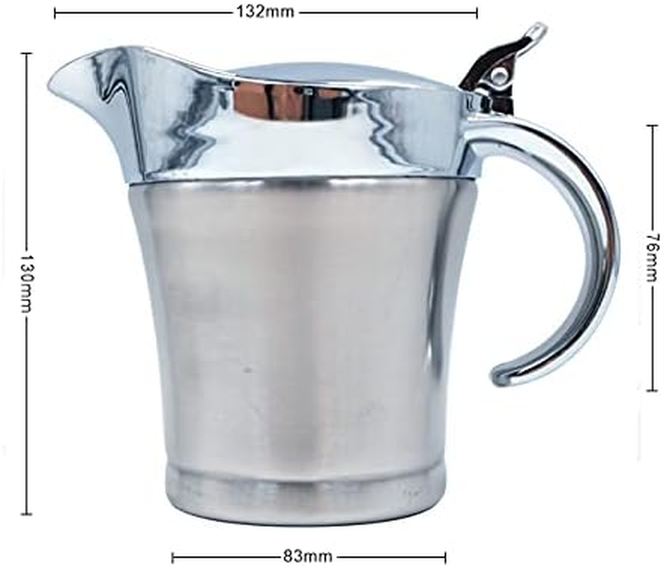 450Ml Gravy Boat Stainless Steel Body &ndash; Double Insulated Jug Ideal for Gravy, Custard & Cream image number 5