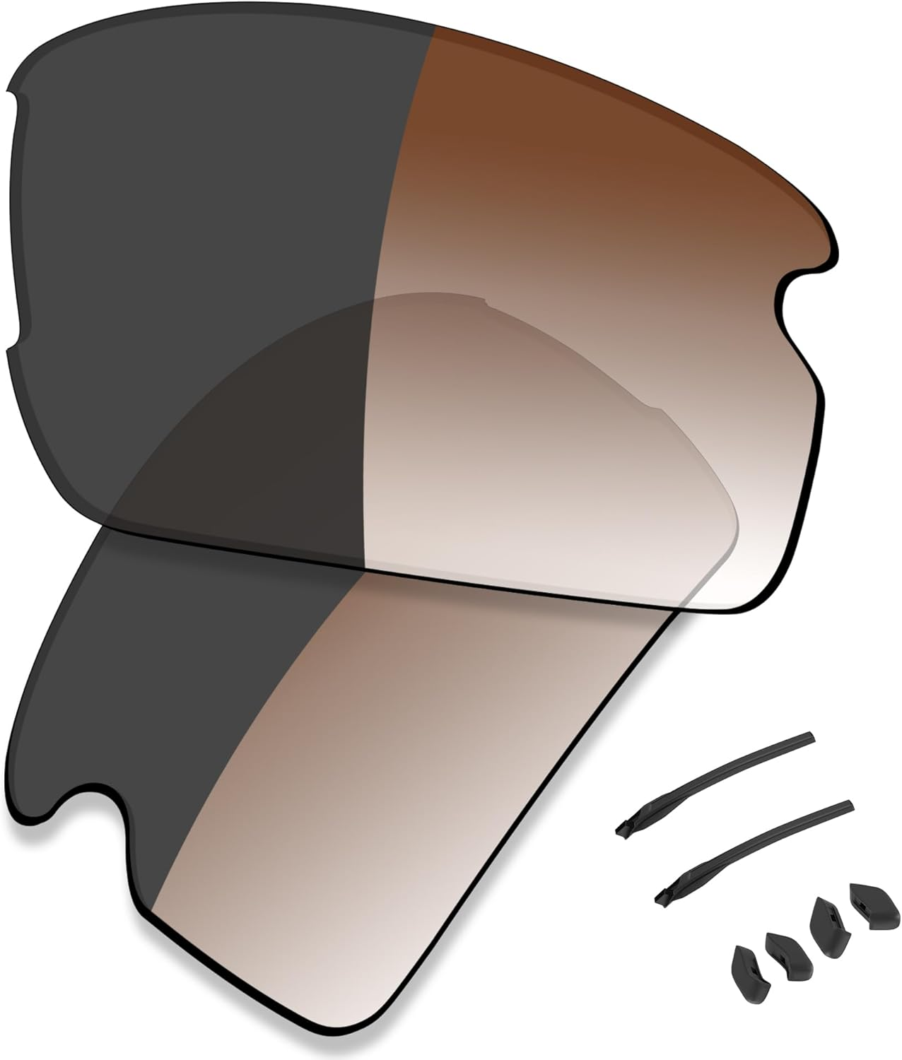 SAUCER Premium Replacement Lenses & Rubber Kits for Oakley Flak 2.0 OO9295 Sunglasses