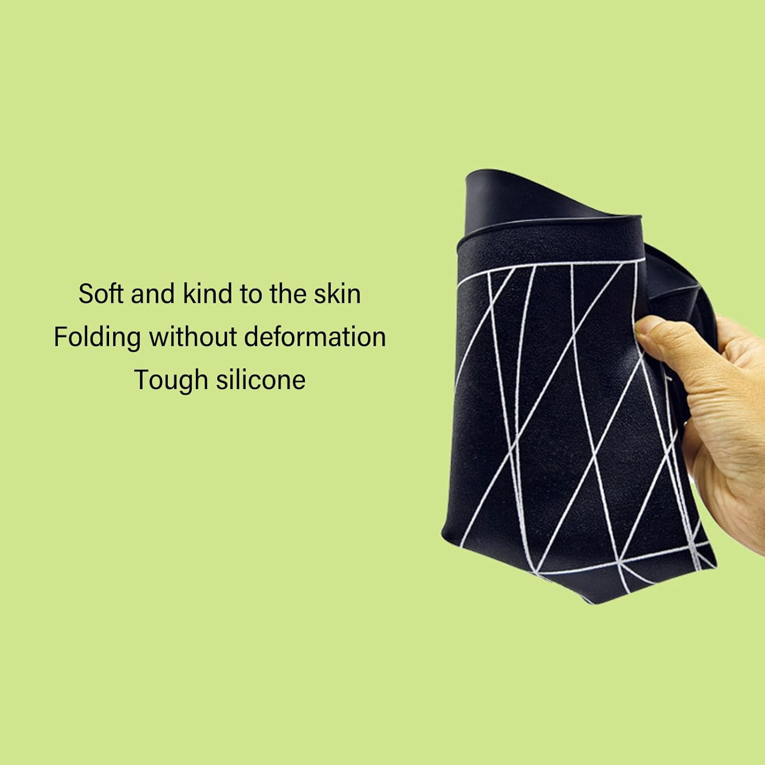 Focket Hair Cutting Collar, Angle Cutting Line Waterproof Hair Styling Cape with Silicone Hairdressing Pad for Salon and Home Use (Black) image number 1