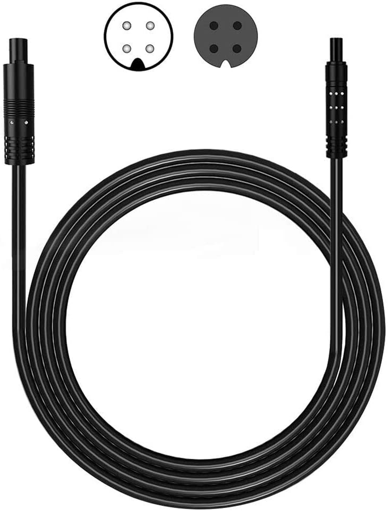 Backup Camera Extension Cable, 4 Pin 6.5 Ft Dash Cam Cord Car Dash Camera Rear View Camera Cord Wires （5P 6P 8P Car Driving Recorder Extension Cord Search YQMAJIM）